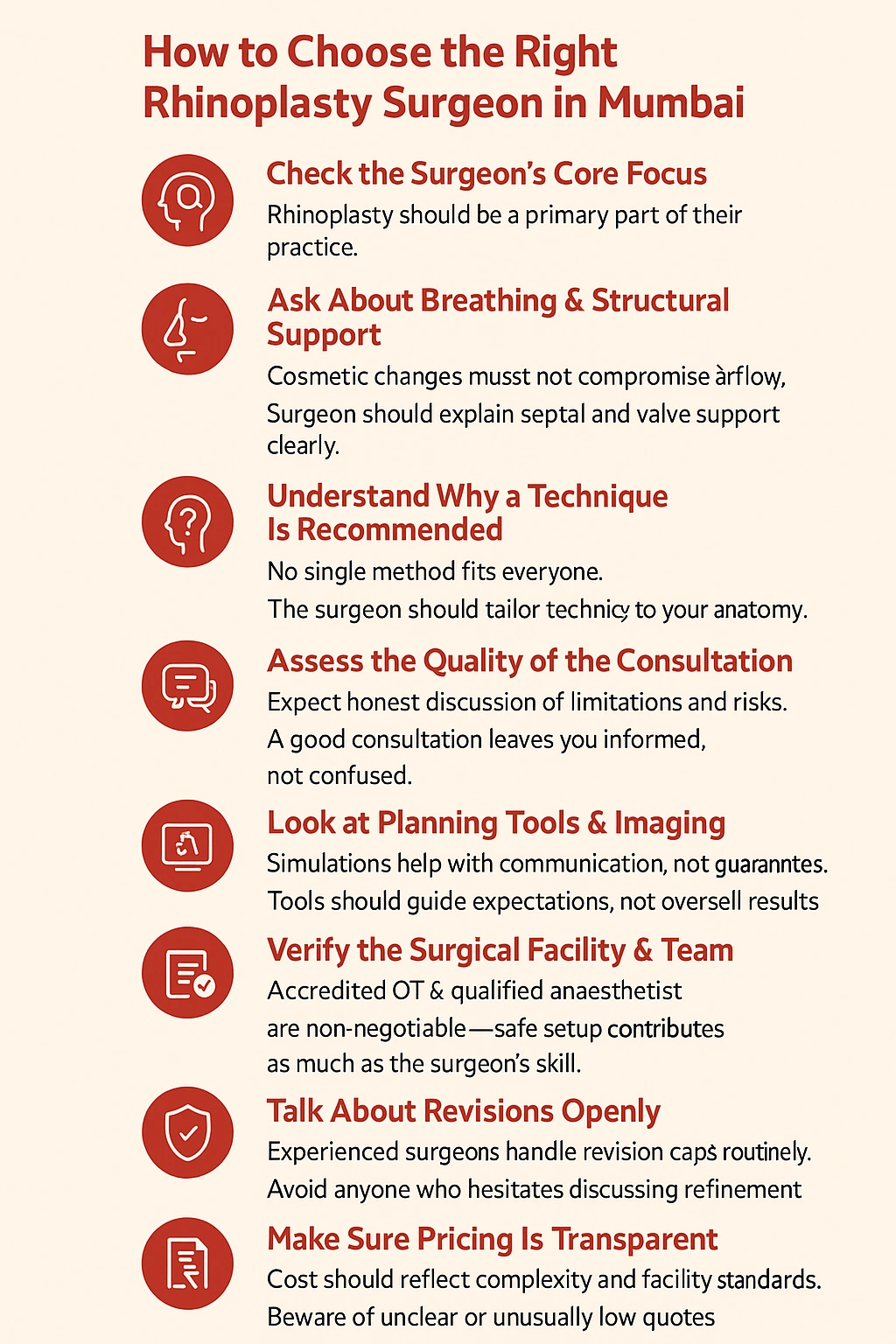 How to choose the right Best Rhinoplasty Surgeon in Mumbai