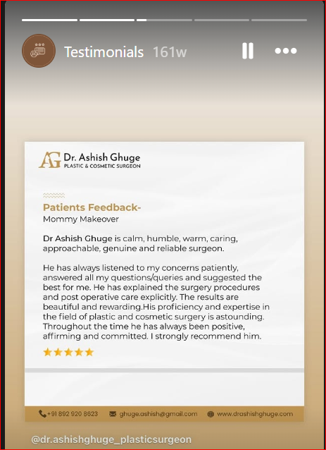 Ashish Ghuge Patient Testimonial